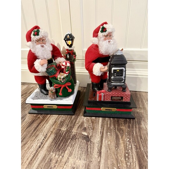 VTG. Holiday Creations Santa Christmas Decor Set, Music Box 95’ 96’ Collection - Picture 9 of 10